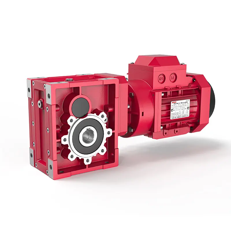 BKM Series Of 3 Stages High Efficiency Hypoid Gear Motor
